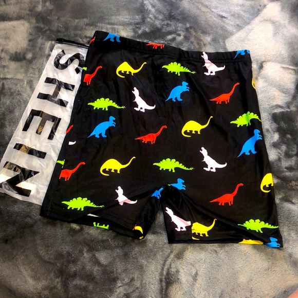 SHEIN Pants - NEW Dino Bicycle Shorts